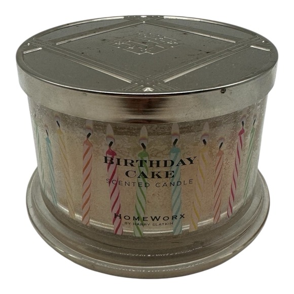 Other - HomeWorx‎ by Harry Slatkin Birthday Cake 4-Wick 18oz Candle NEW